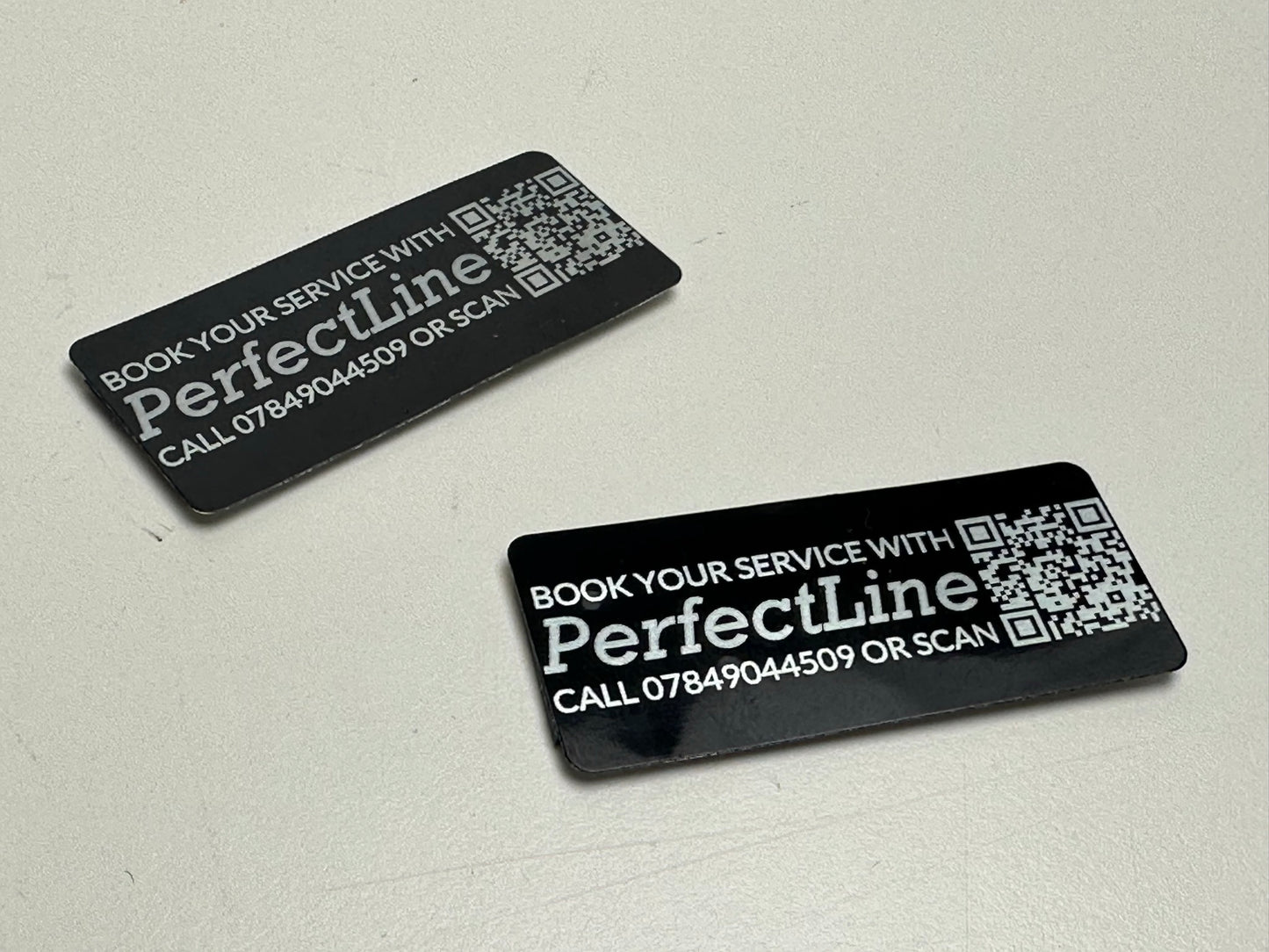 Custom Engraved Metal Label – Self Adhesive